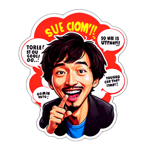 Stiker Persona Komedi Lee Kwang Soo
