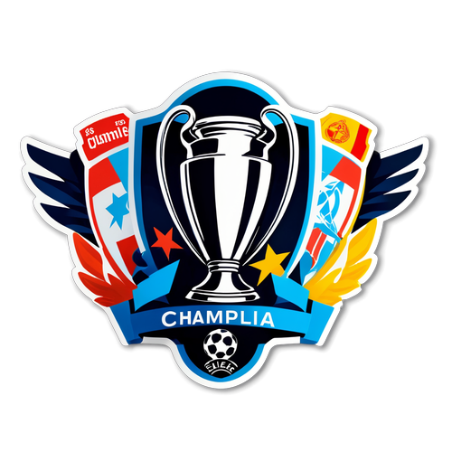 Sticker Celebrazione Champions League