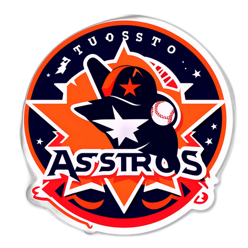 Houston Astros Celebration Sticker