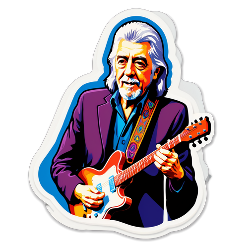 Erlebe den Blues: John Mayall in Farben, die die Seele berühren!