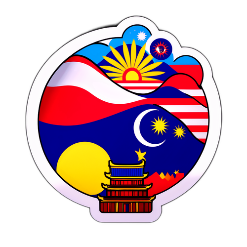 Stiker Kebudayaan Malaysia
