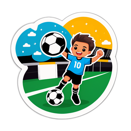 สติ๊กเกอร์ฟุตบอลน่ารัก