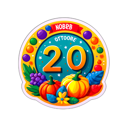 Sticker per celebrare il '7 Ottobre 2023'