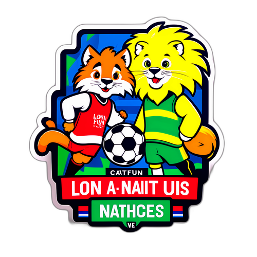Sticker Lyon dan Nantes di dalam Persaingan Mesra