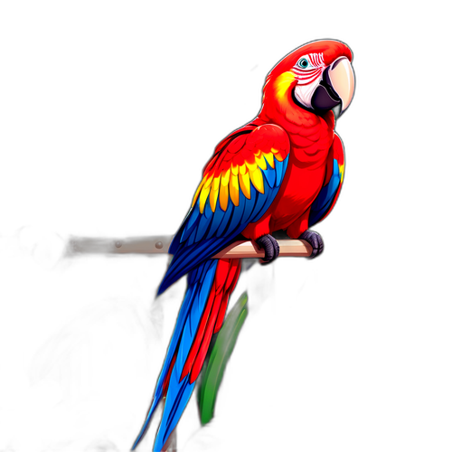 Makulay na Ibon: Scarlet Macaw