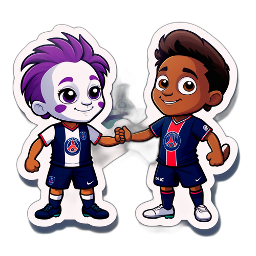 מדבקת חמודה למאבק טולוז מול PSG