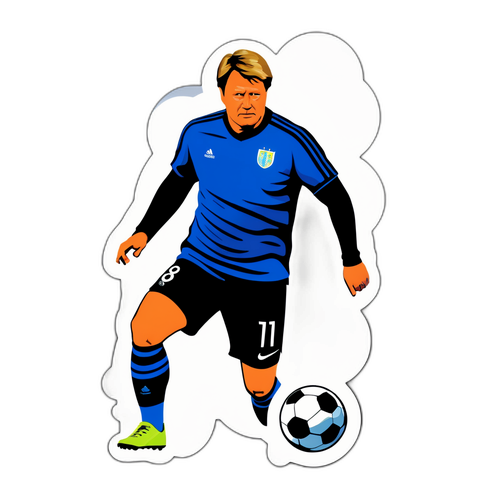 Sticker til hyldest af Åge Hareide