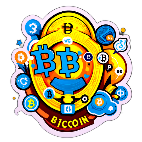 비트코인 성공적인 투자 관련 긍정 메시지 스티커