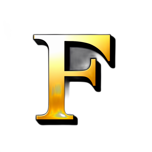 Reka Bentuk Huruf 'F' yang Elegan