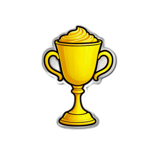 Hình ảnh cúp vàng phát sáng