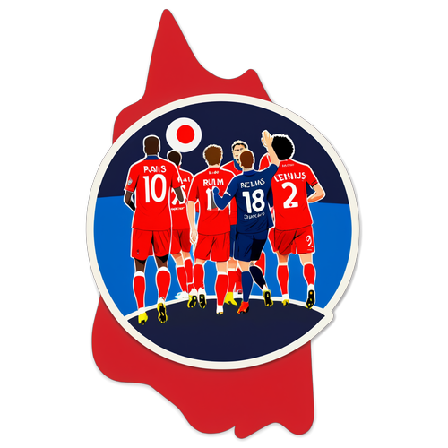 Scenă detaliată din meciul PSG vs Reims