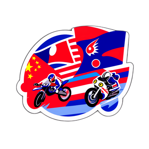 中華台北與紐西蘭激烈競賽的瞬間