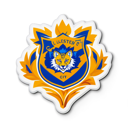 Adesivo do Emblema do Leicester City