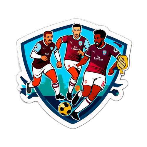 Sticker ya Ushindani wa Soka