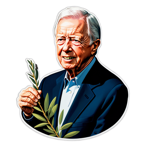 Unlocking Peace: The Untold Story Behind Jimmy Carter's Iconic Olive Branch Moment!