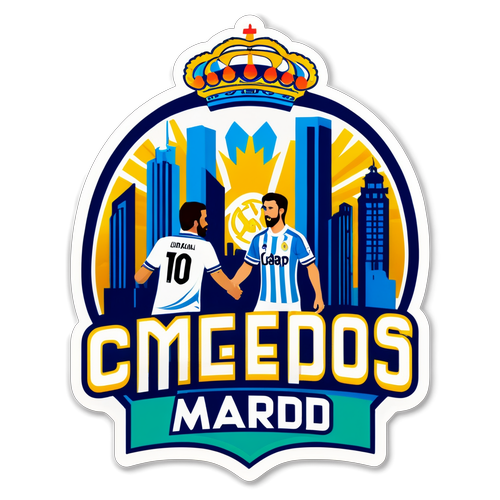 Desain Stiker Skyline Madrid