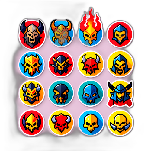 디아블로 2 캐릭터 영감을 받은 스티커