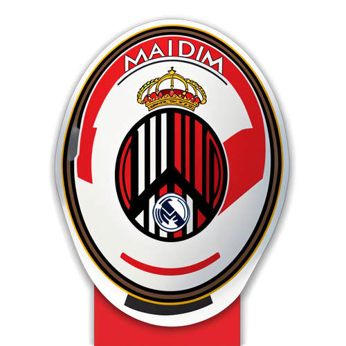 Fusión de Pasiones: Real Madrid y AC Milan en un Solo Sticker