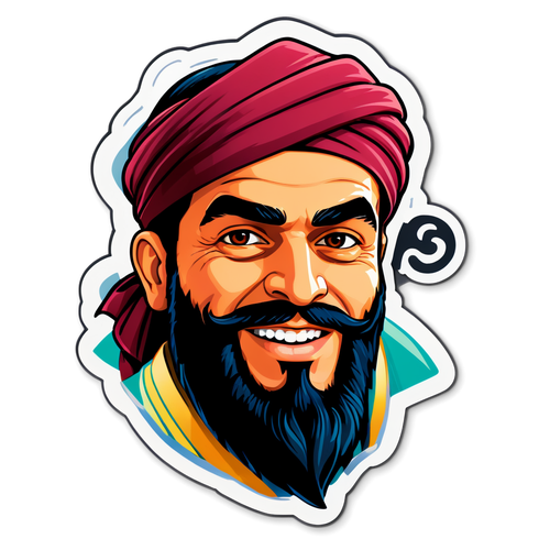 Yahya Sinwar Illustration Sticker