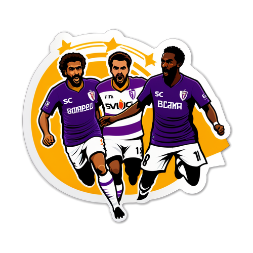 Sticker Criativo: Vitória SC vs Fiorentina