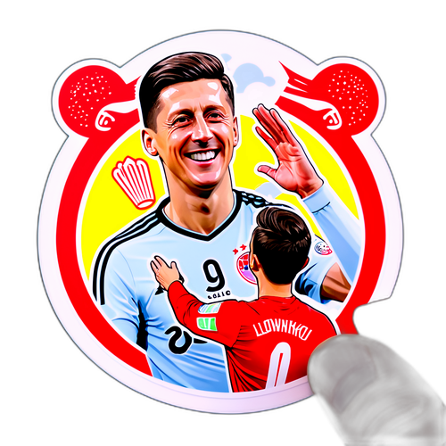 Lewandowski'nin Unutulmaz Gollerini Sembolize Eden Sticker