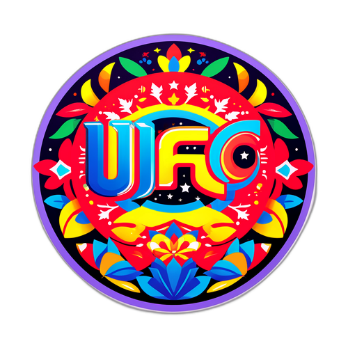 Autocollant festif pour UFC Noche