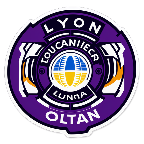 Design inspiré par le match Lyon – Toulouse