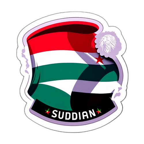 Sticker Inspirasi Identiti Kebangsaan Sudan