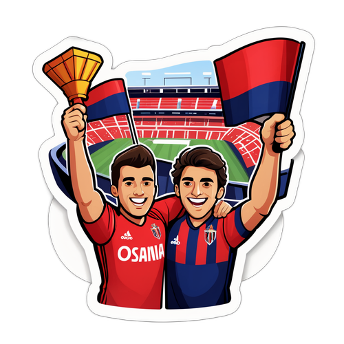 Mashabiki wa Osasuna na Mirandés Wakisherehekea