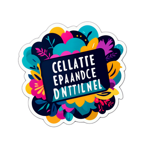 激励文化与经济主题的贴纸