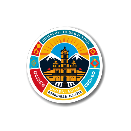 ¡Descubre la Magia de Cusco! El Sticker Colorido que Cada Fanático de Universitario de Deportes Debe Tener