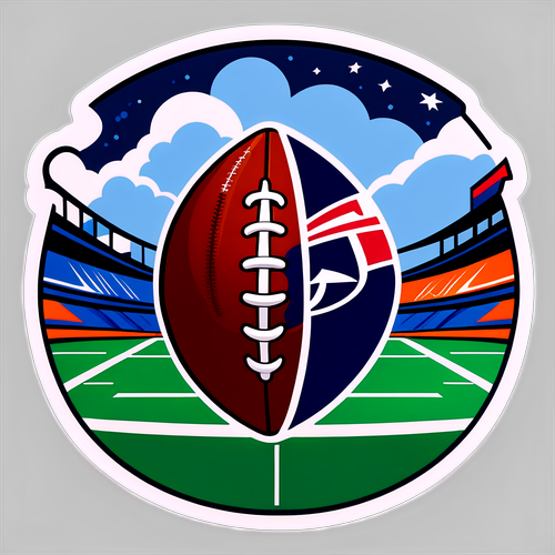 NFL Football Landscape Sticker