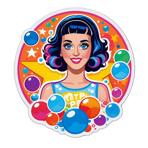 Katy Perry v popovém stylu