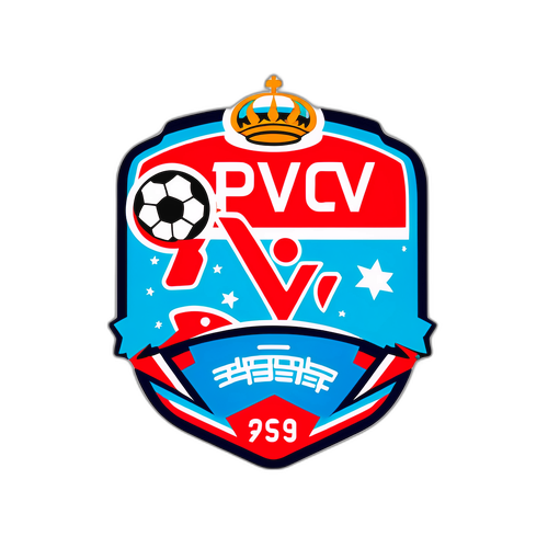 Sticker vibrant dedicat realizărilor PSV