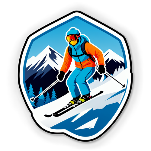 Skisport Klistermerke