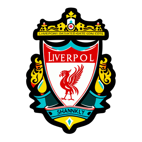 Få Din Passion For Liverpool Fodbold Med Denne Fantastiske Sticker! Eksklusivt Design Med Shankly Gates!