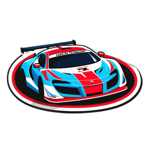 Samolepka inspirovaná sérií Gran Turismo