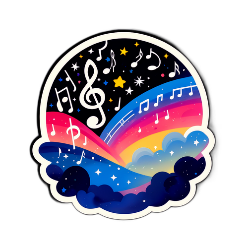 夢幻主題音樂貼紙