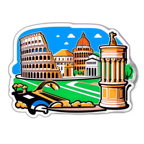 Σκηνή με την Ιντερ που παίζει κόντρα στην Πίζα κάπου στη Ρώμη