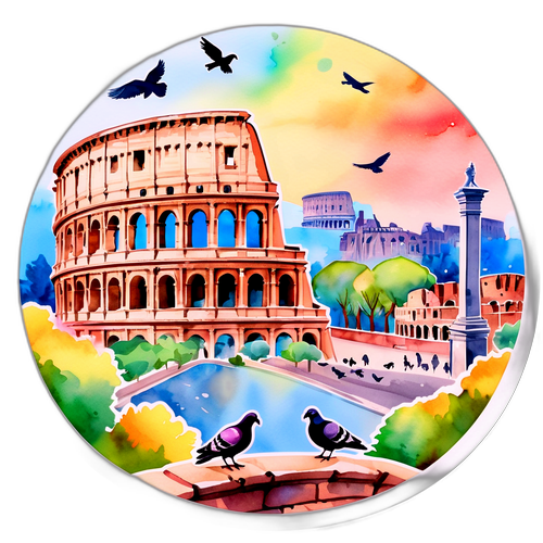 Scène pittoresque de Rome