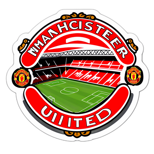 Sticker ya Uwanja wa Old Trafford