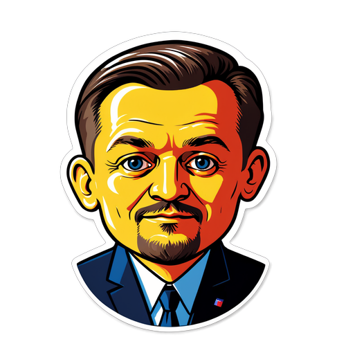 Sticker polityczny z Marcinem Przydaczem