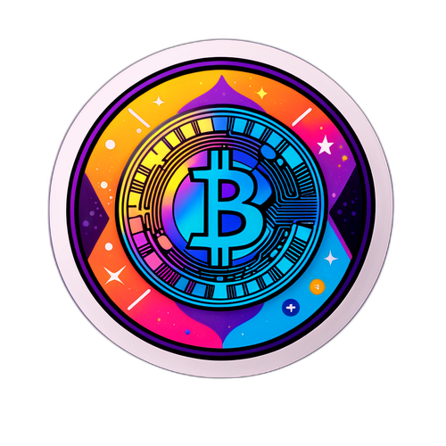 Stiker Simbol Cryptocurrency