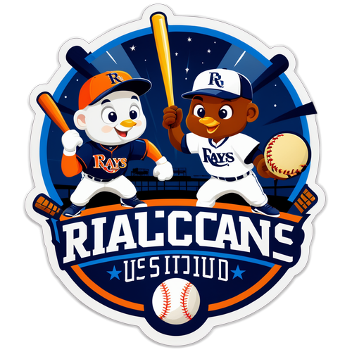 Sporty Mascots Showdown Sticker