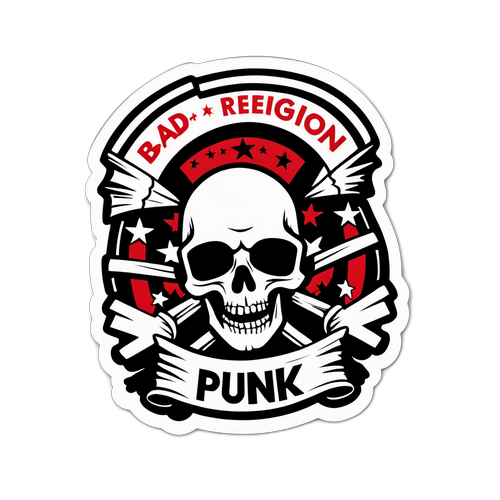 Adesivo de Punk da Bad Religion