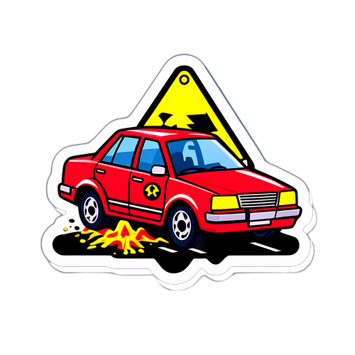 Trajik Kaza Farkındalığı Sticker'ı