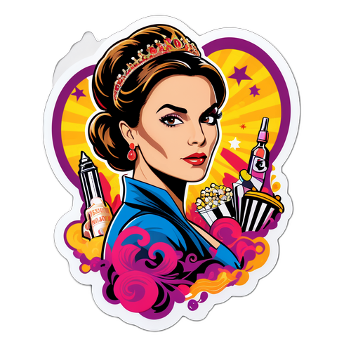 Adesivo Alessandra Negrini: Diva do Cinema