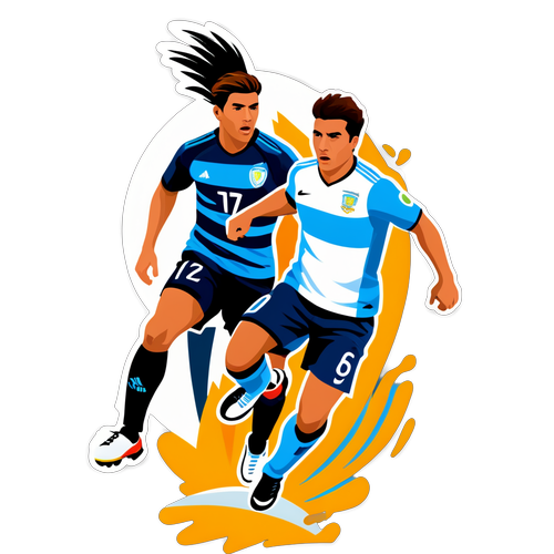 Stiker Aksi Pertandingan Deportes Iquique