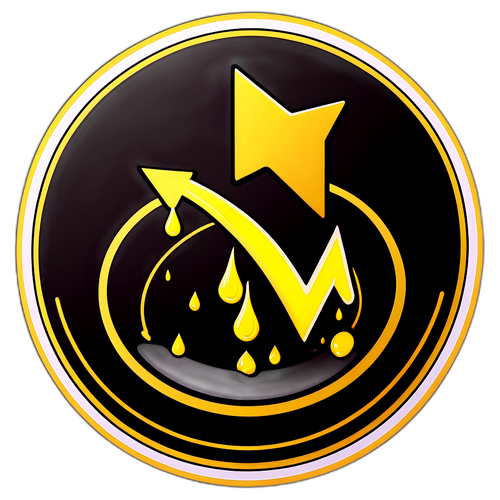 油價上漲圓形貼紙