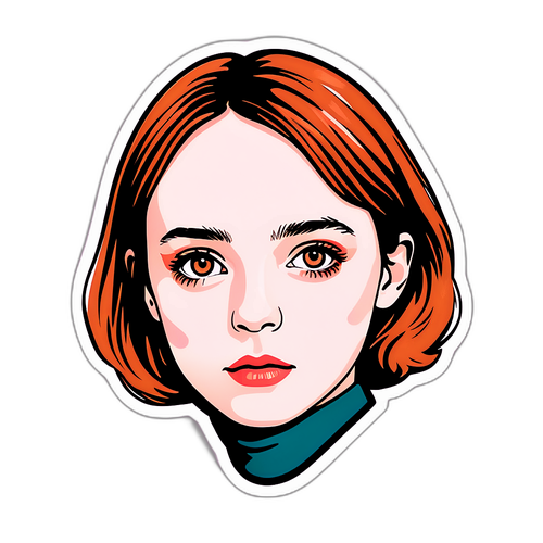 Minimalist na Disenyo ng Mukha ni Maya Hawke